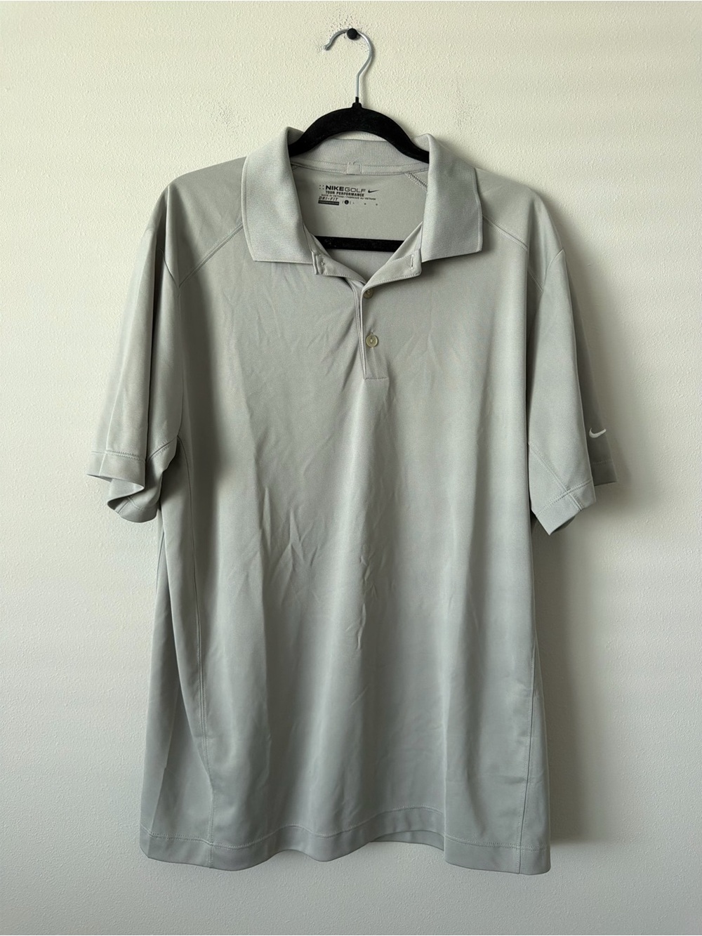 Nike Men’s Gray Dri-FIT Polo Shirt